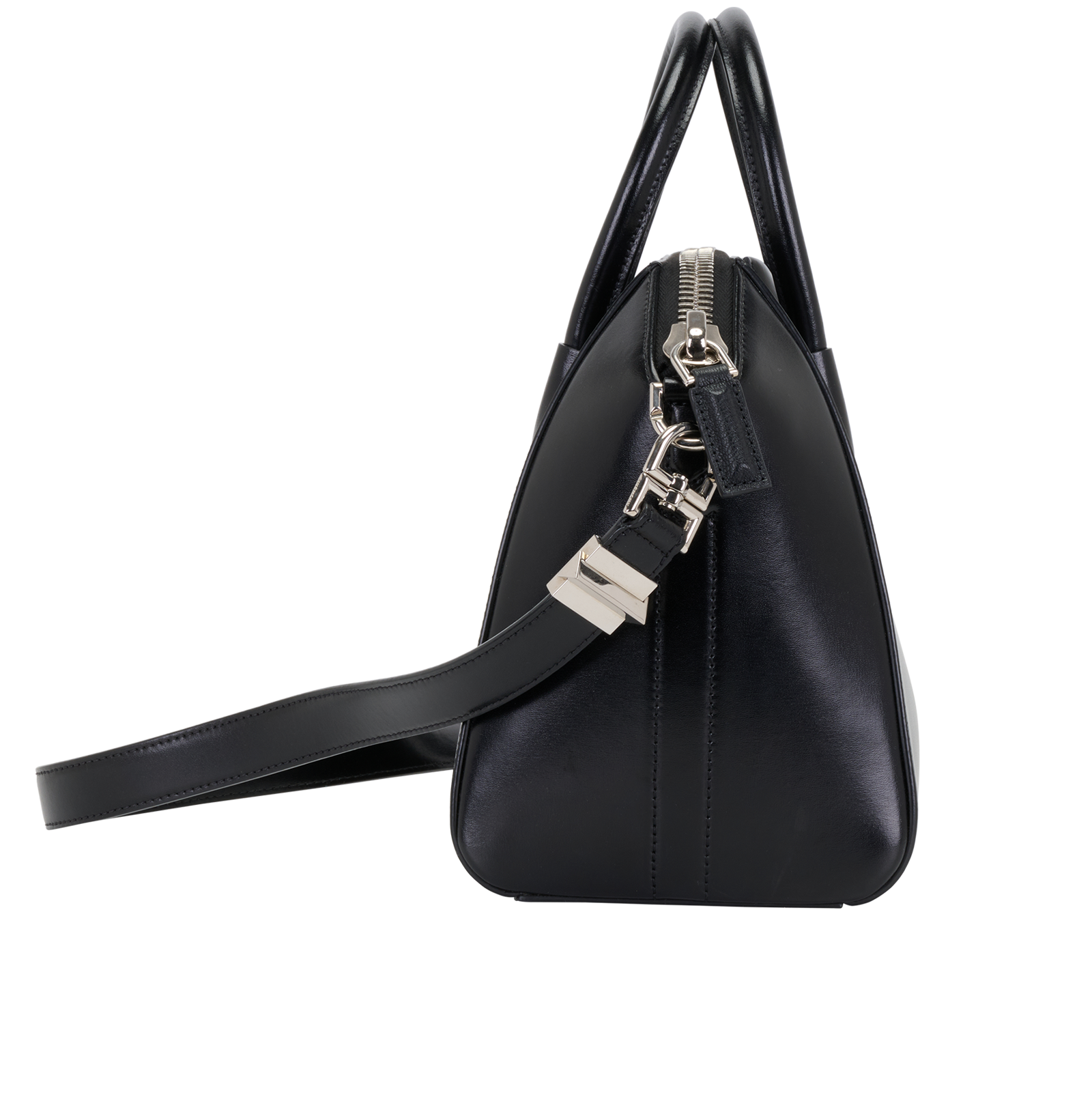Small Antigona, &pound;750, Handbags, Black, Leather, Side view